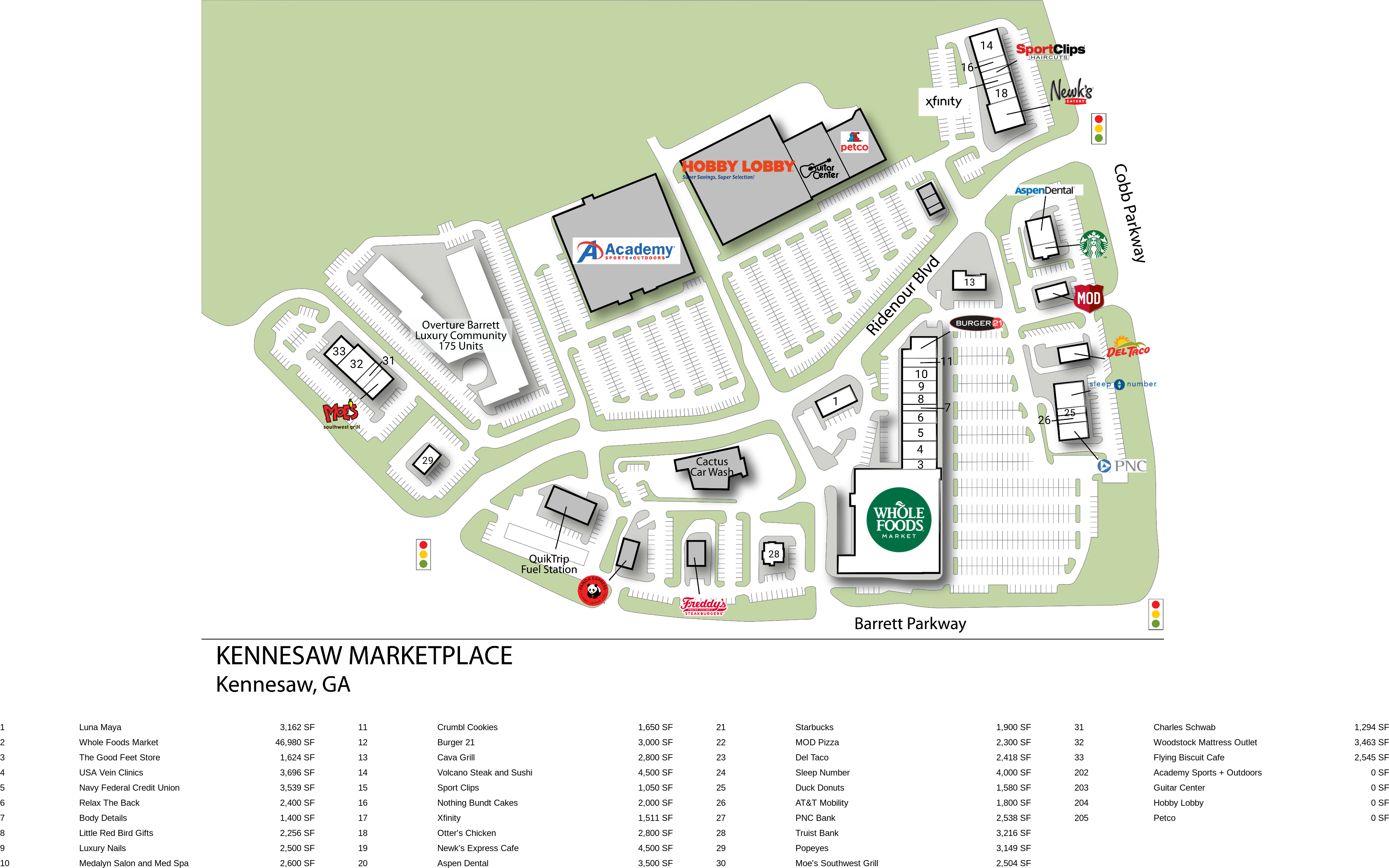 Kennesaw Ga Kennesaw Marketplace Retail Space Inventrust